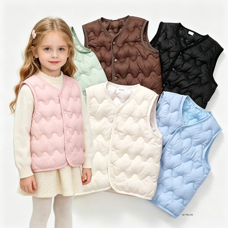 New Children Warm Cotton Vest  - مراجعة Winter Clothing Toddler وسعره