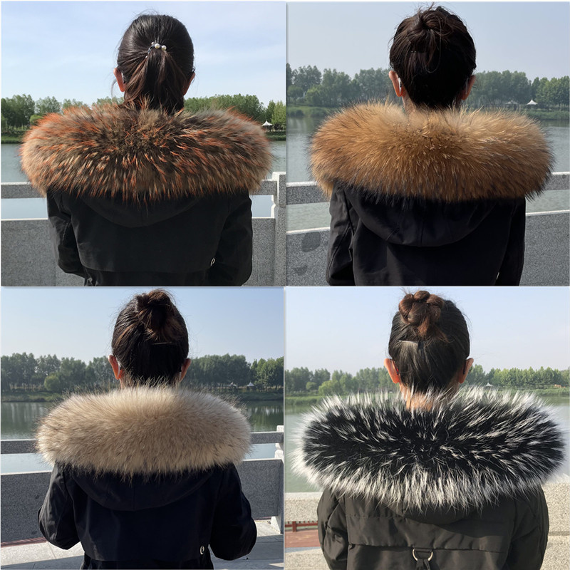 Raccoon Fur Collar Winter Supe - مراجعة Winter Clothing Design وسعره