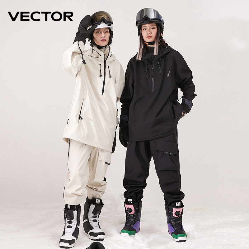 Men Women Solid Color Ski Jack - مراجعة Winter Clothing Vector وسعره