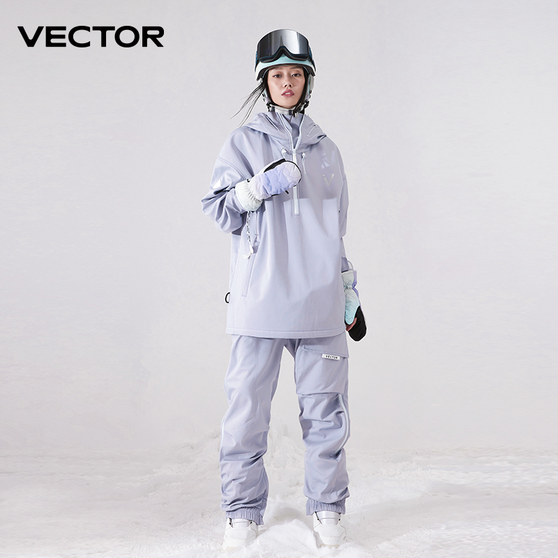 Men Women Solid Color Ski Jack - مراجعة Winter Clothing Vector وسعره