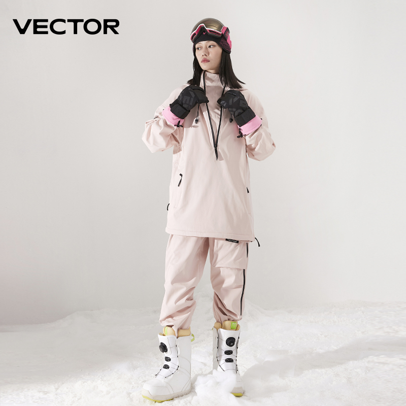 Men Women Solid Color Ski Jack - مراجعة Winter Clothing Vector وسعره