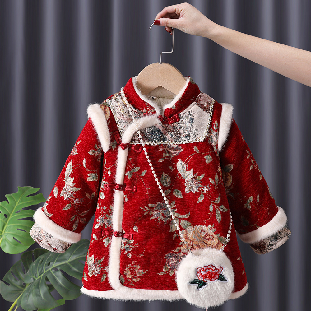 Winter Baby Girls Hanfu Kids P - مراجعة Winter Clothing Baby وسعره