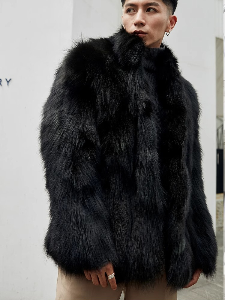 Furry Stand Collar Oversized T - مراجعة Winter Clothing Uae وسعره