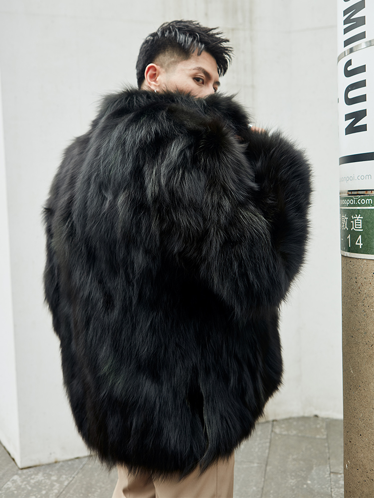 Furry Stand Collar Oversized T - مراجعة Winter Clothing Uae وسعره