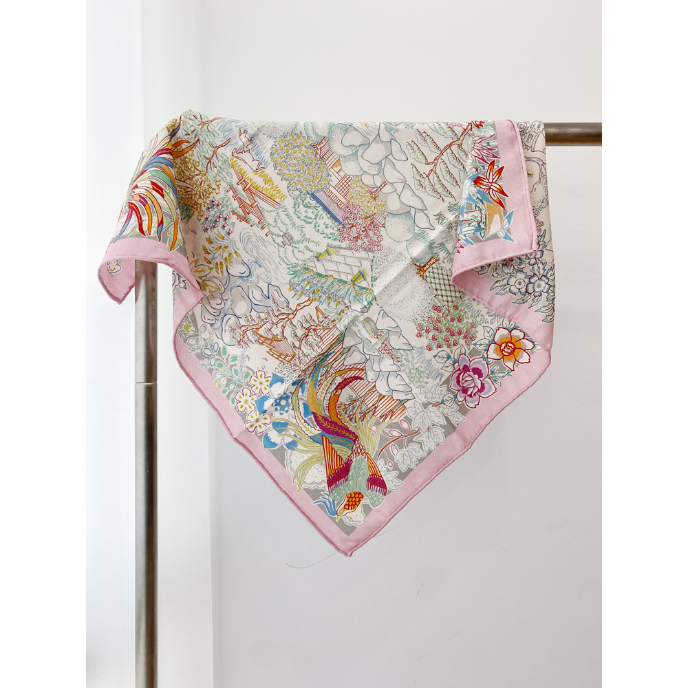 Double Face Scarf Women Silk W - مراجعة Winter Clothing Hong Kong وسعره