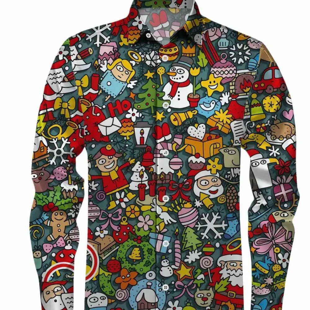 Men's Long-Sleeved Christmas P - مراجعة Winter Clothing Ideas وسعره