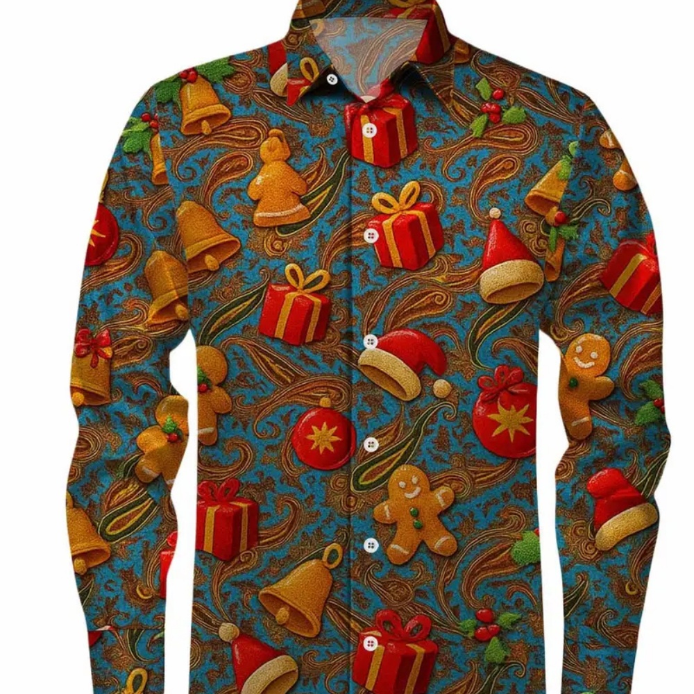 Men's Long-Sleeved Christmas P - مراجعة Winter Clothing Ideas وسعره