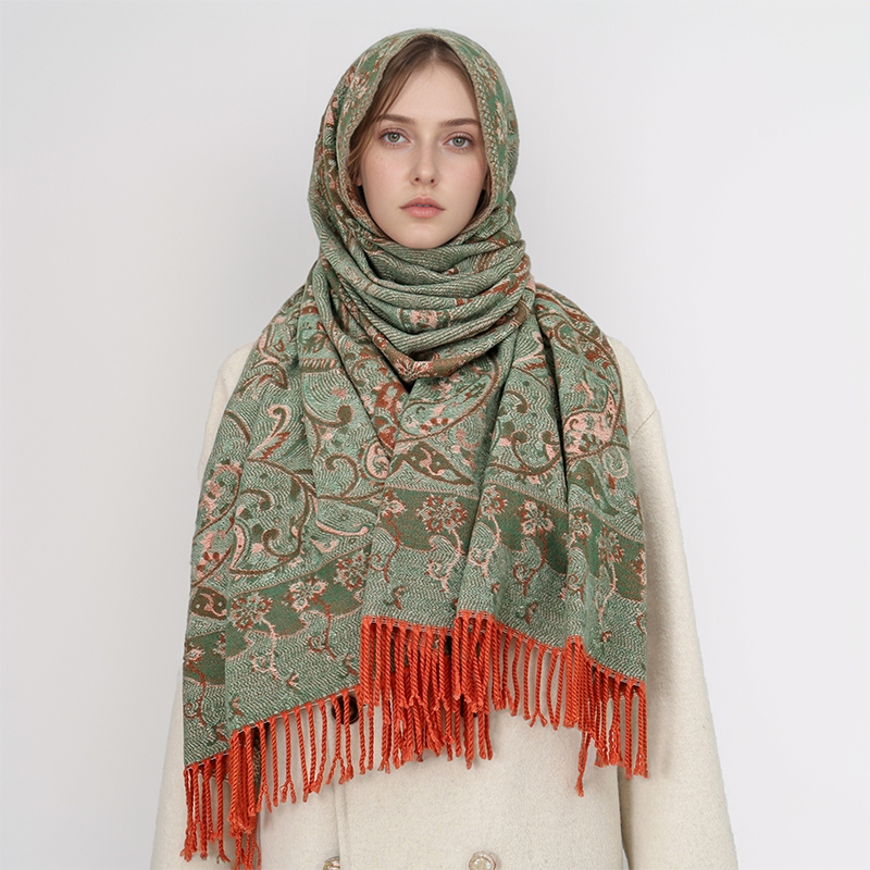 2024 Fashion Ethnic Style Wome - مراجعة Cashmere Scarf Wrap وسعره
