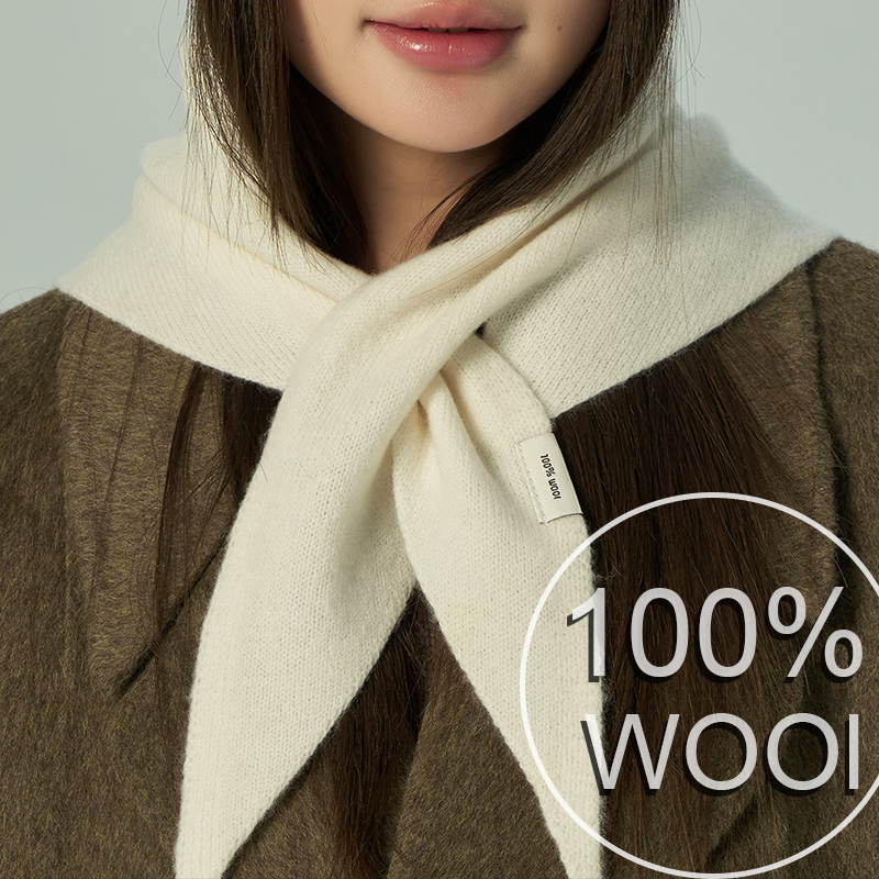 Luxury Women 100% Wool Scarf S - مراجعة Winter Clothing Korea وسعره