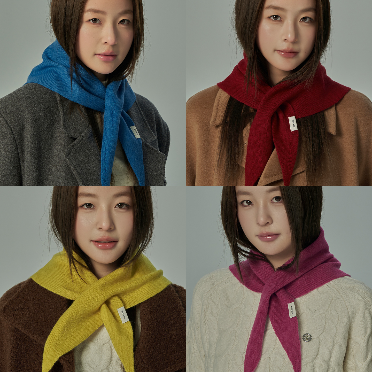 Luxury Women 100% Wool Scarf S - مراجعة Winter Clothing Korea وسعره