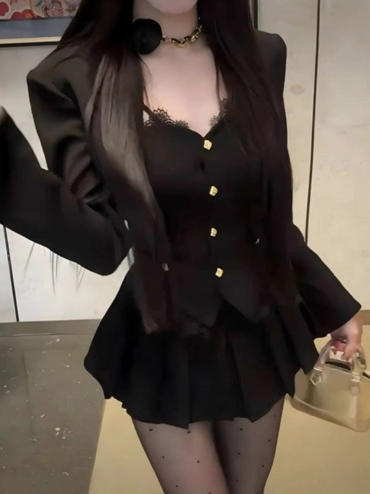 Autumn Sexy Vintage Elegant 3  - مراجعة Winter Clothing Korea وسعره