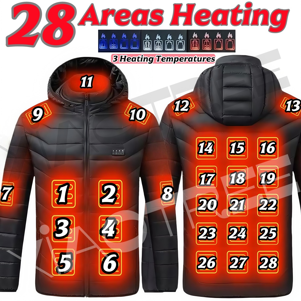 28 Areas Men Women's Heating J - مراجعة Winter Clothing Uae وسعره