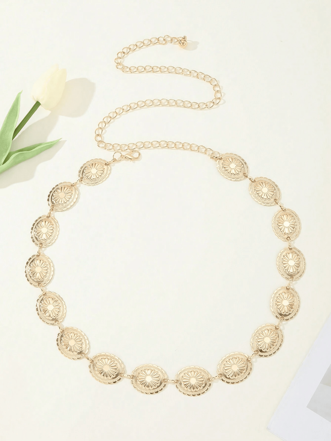 1PC Western Chain Belt Body Ch - مراجعة Winter Clothing Ideas وسعره