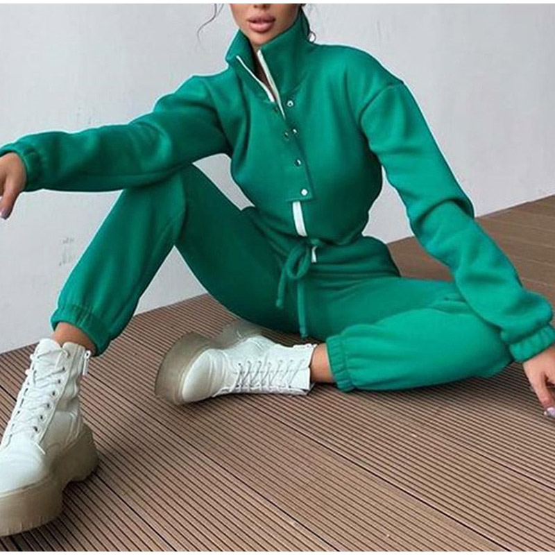 Casual Stand Collar Jumpsuits  - مراجعة Winter Clothing Sales وسعره