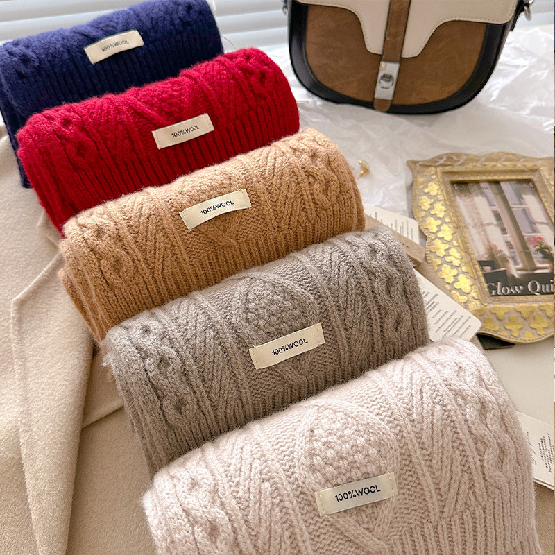 Luxury 100% Wool Scarf Women M - مراجعة Cashmere Scarf Wrap وسعره