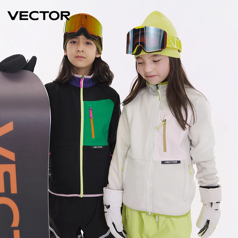VECTOR Fleece Jacket Children  - مراجعة Winter Clothing Vector وسعره