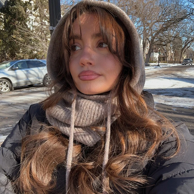 Knitted Hooded Winter Balaclav - مراجعة Winter Clothing Korea وسعره