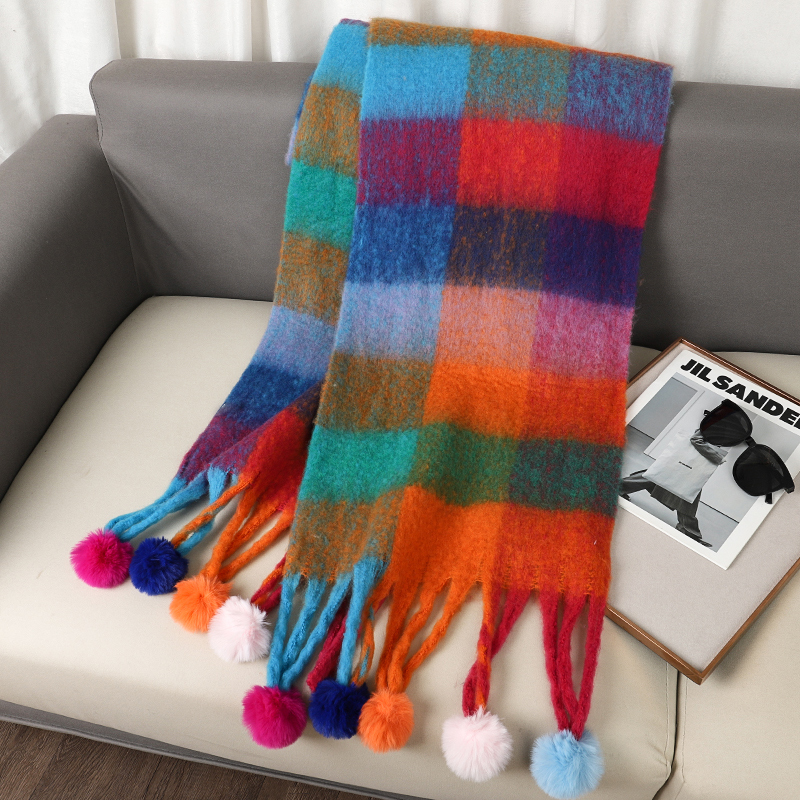 Luxury Plaid Scarf Winter Warm - مراجعة Cashmere Scarf Wrap وسعره