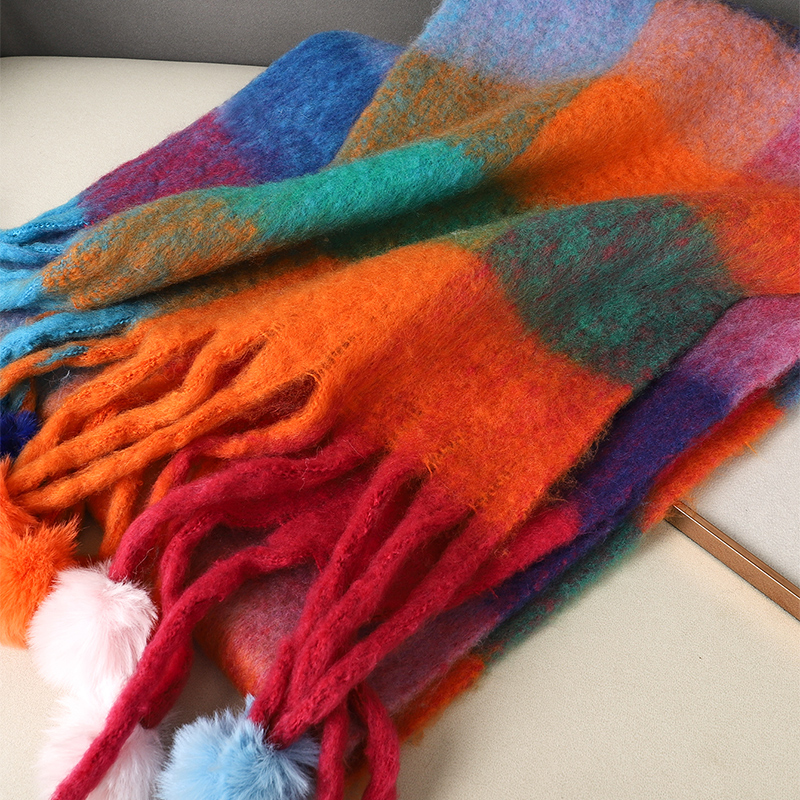 Luxury Plaid Scarf Winter Warm - مراجعة Cashmere Scarf Wrap وسعره