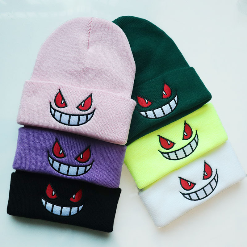 Pokemon Gengar Embroidery Knit - مراجعة Winter Clothing Accessories وسعره
